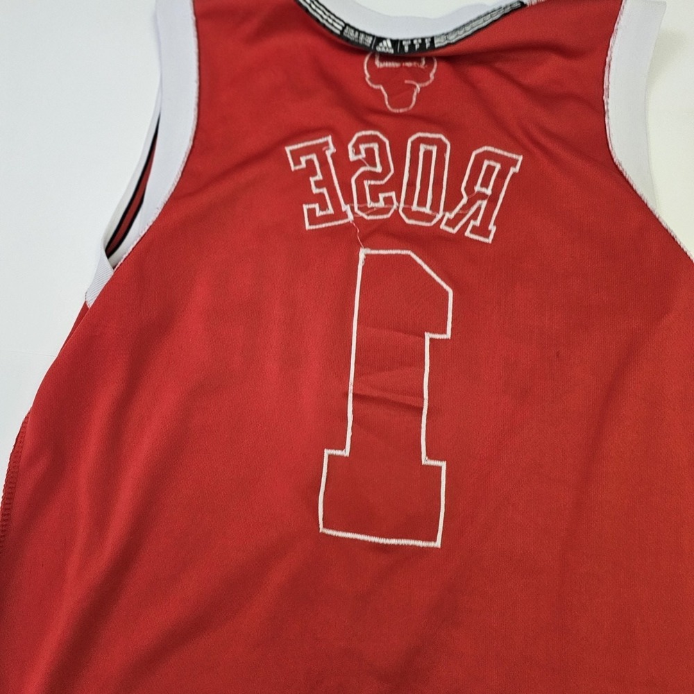 Derrick Rose Red Jersey Chicago Bulls Embroidered (0007) - Picture 15 of 16